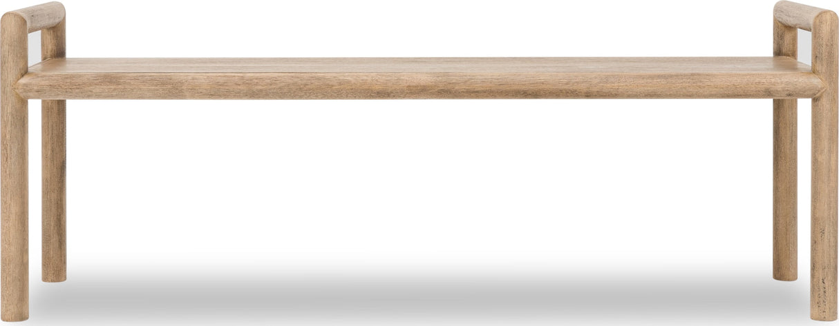 Dorsey Granola Wood Bench by Modus Furniture at Eve Furniture
