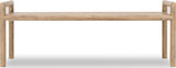 Dorsey Granola Wood Bench by Modus Furniture at Eve Furniture