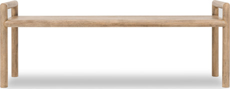 Dorsey Granola Wood Bench by Modus Furniture at Eve Furniture