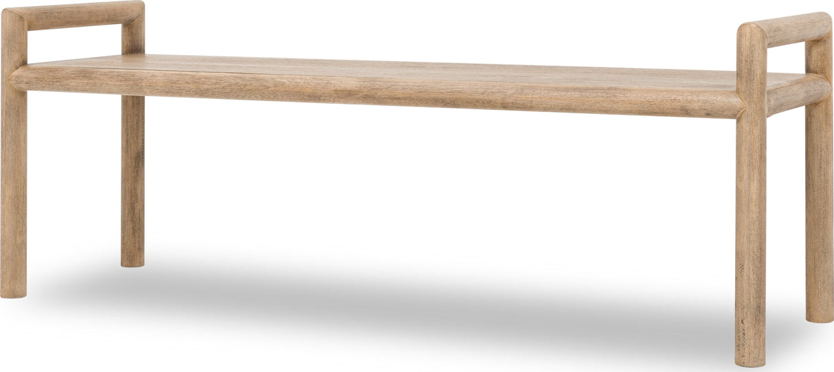 Dorsey Granola Wood Bench by Modus Furniture at Eve Furniture