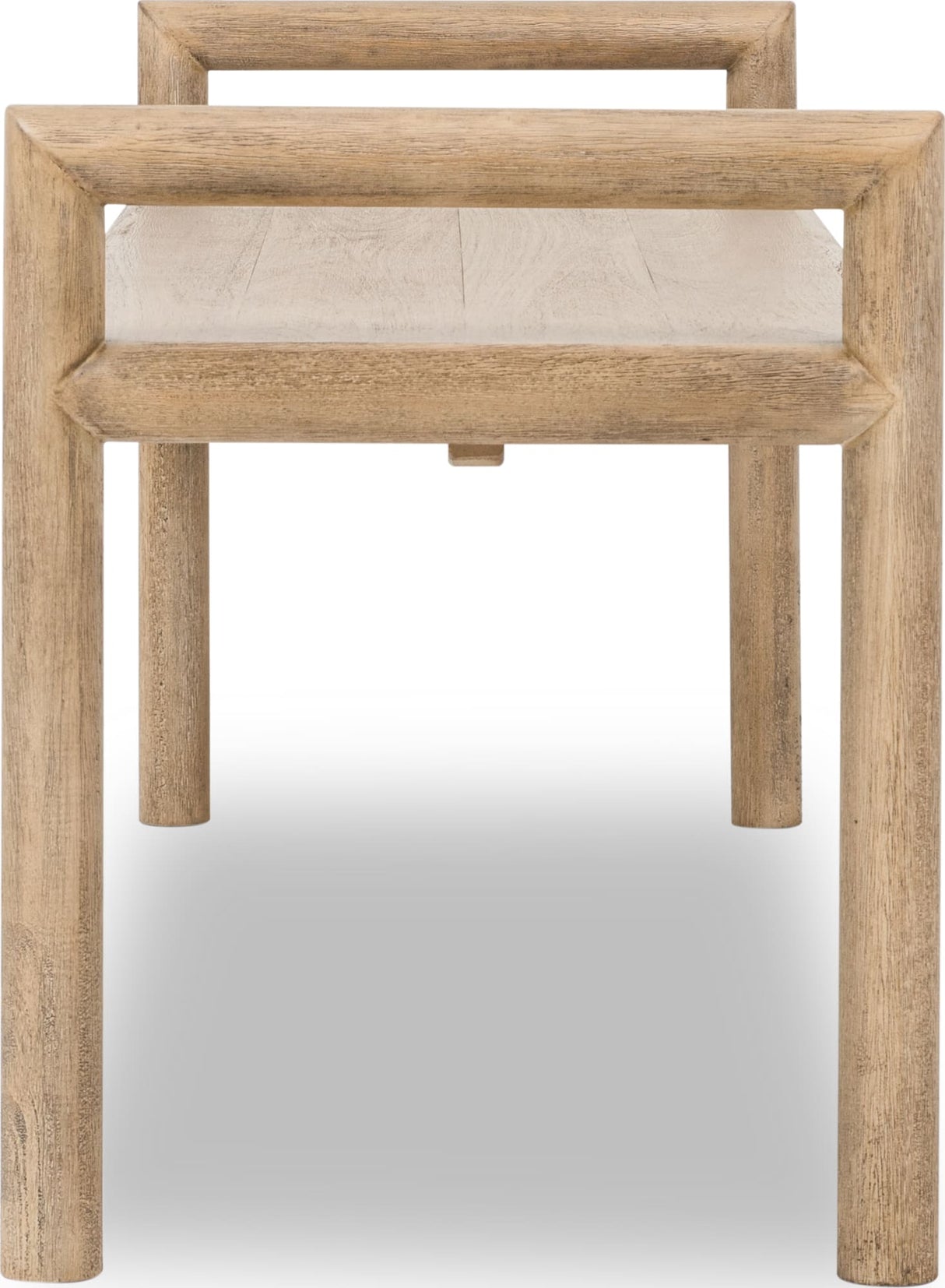 Dorsey Granola Wood Bench by Modus Furniture at Eve Furniture