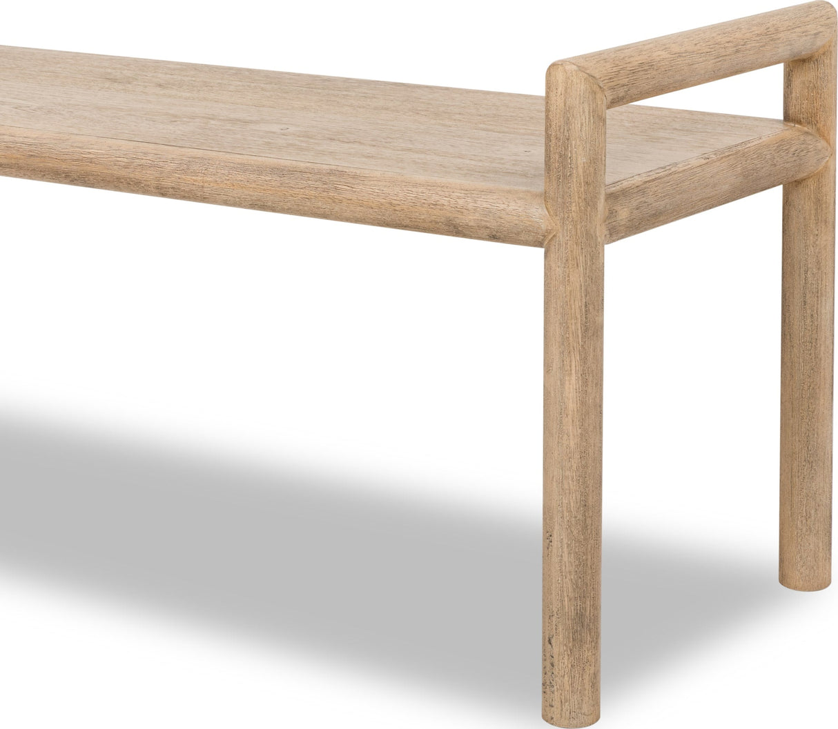 Dorsey Granola Wood Bench by Modus Furniture at Eve Furniture