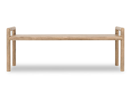 Dorsey Granola Wood Bench by Modus Furniture at Eve Furniture