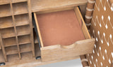 Dorsey Granola Woven Bar Cabinet by Modus Furniture at Eve Furniture
