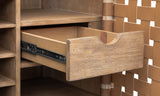 Dorsey Granola Woven Bar Cabinet by Modus Furniture at Eve Furniture
