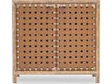 Dorsey Granola Woven Bar Cabinet by Modus Furniture at Eve Furniture