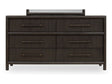 Dorsey Six Drawer Dresser in Basalt Grey by Modus Furniture at Eve Furniture