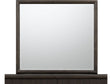 Dorsey Solid Wood and Glass Mirror in Basalt Grey by Modus Furniture at Eve Furniture