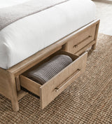 Dorsey Wooden Two Drawer California King Storage Bed in Granola by Modus Furniture at Eve Furniture