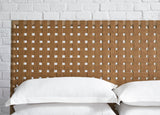 Dorsey Woven Eastern King Panel Bed in Granola and Ginger by Modus Furniture at Eve Furniture