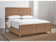 Dorsey Woven Queen Panel Bed in Granola and Ginger by Modus Furniture at Eve Furniture