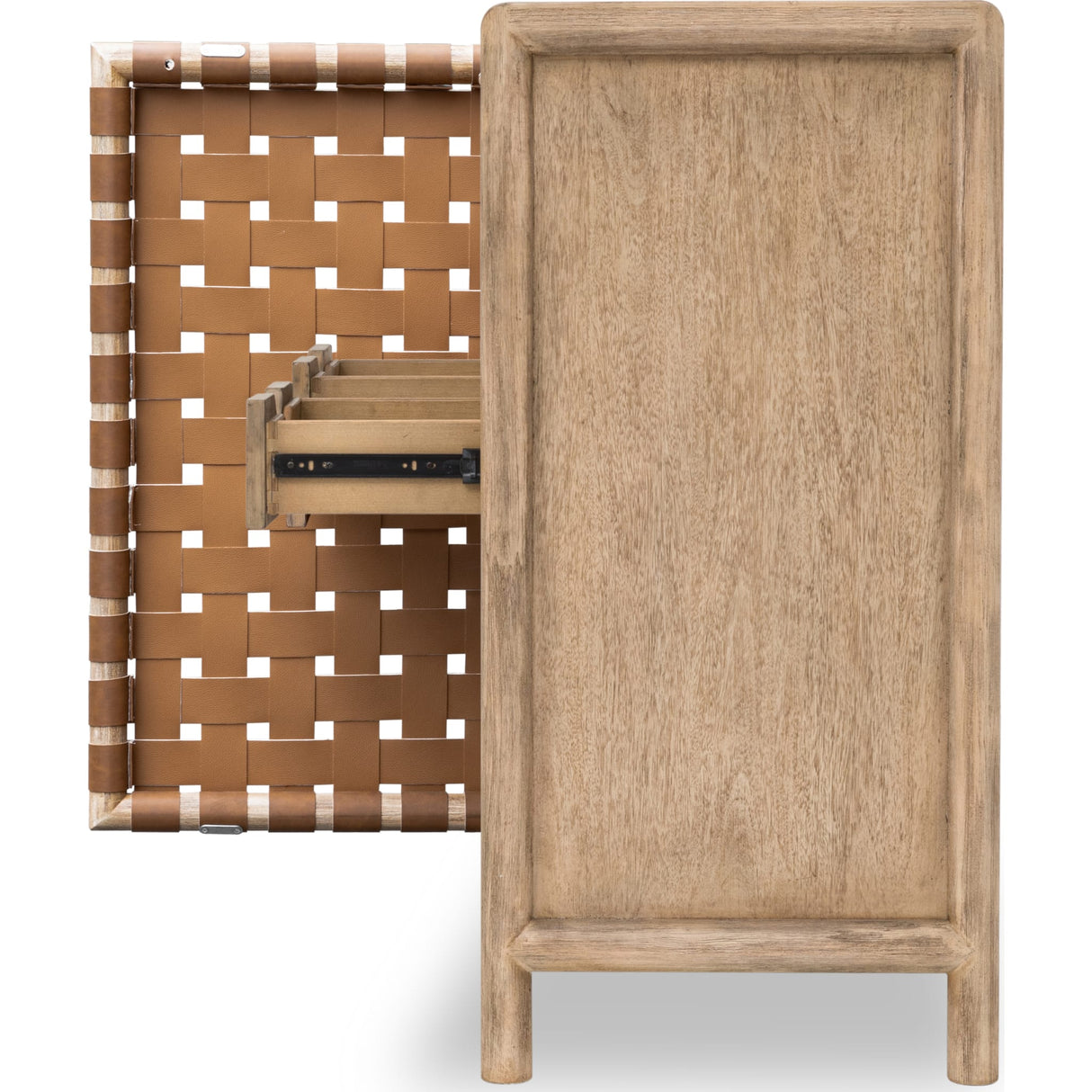 Dorsey Wvn Bar Cabinet - Grnl by Modus Furniture at Eve Furniture