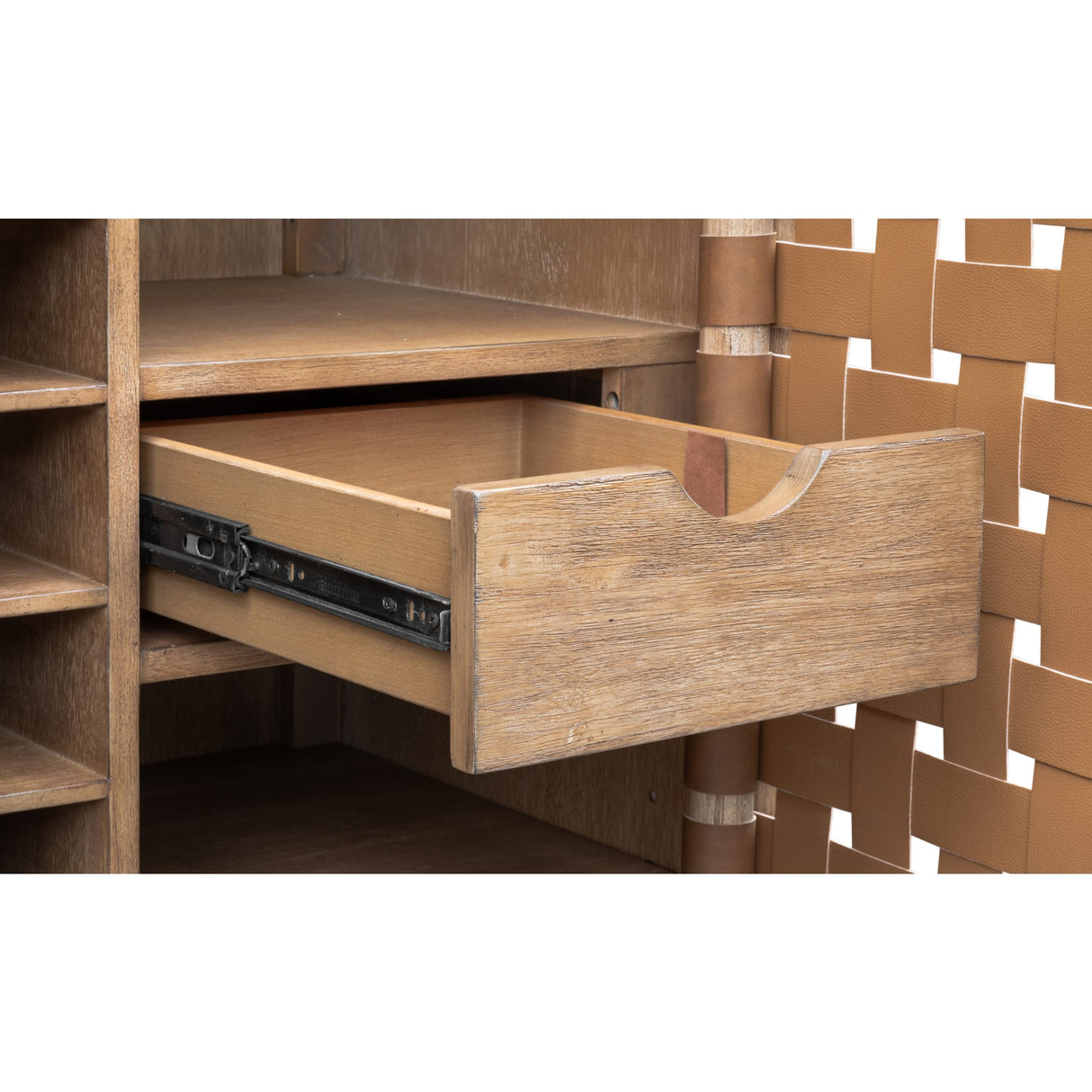 Dorsey Wvn Bar Cabinet - Grnl by Modus Furniture at Eve Furniture