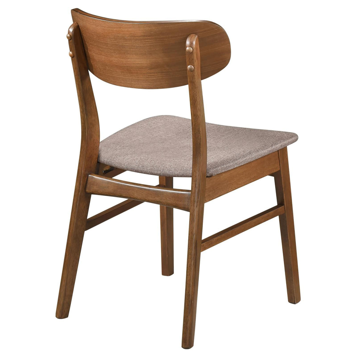 Dortch Dining Side Chair Walnut and Brown (Set of 2) by Coaster at Eve Furniture