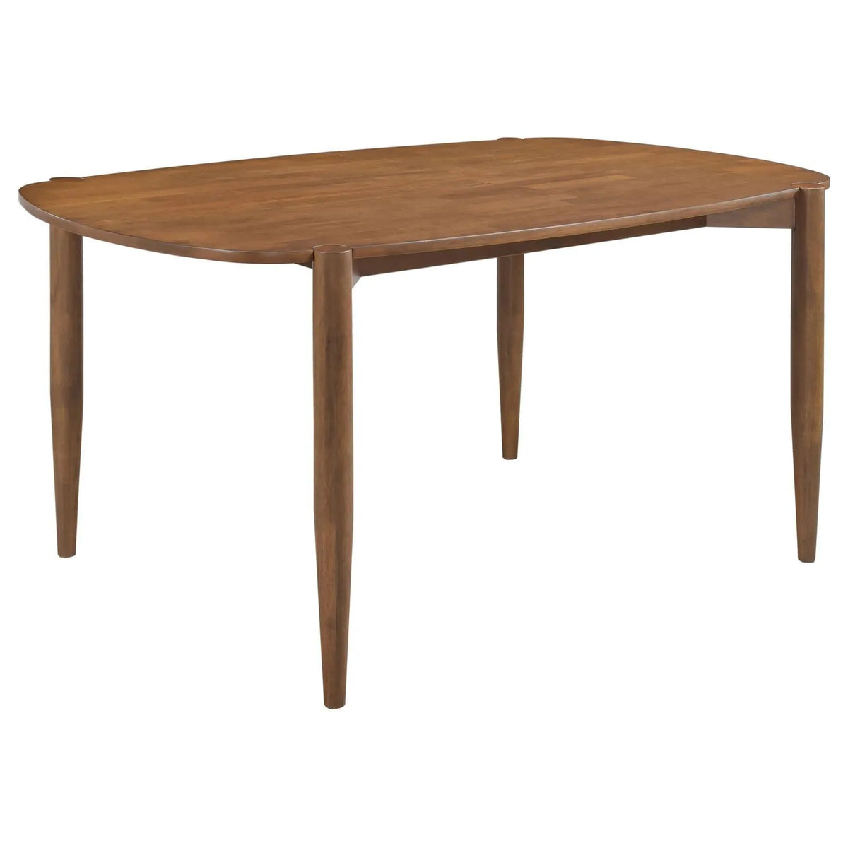 Dortch Walnut 5-Piece Oval Solid Wood Dining Set by Coaster at Eve Furniture
