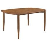 Dortch Walnut 5-Piece Oval Solid Wood Dining Set by Coaster at Eve Furniture