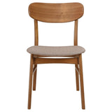 Dortch Walnut 5-Piece Oval Solid Wood Dining Set by Coaster at Eve Furniture