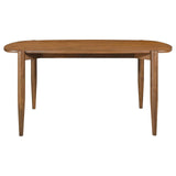 Dortch Walnut 7-Piece Oval Solid Wood Dining Set by Coaster at Eve Furniture