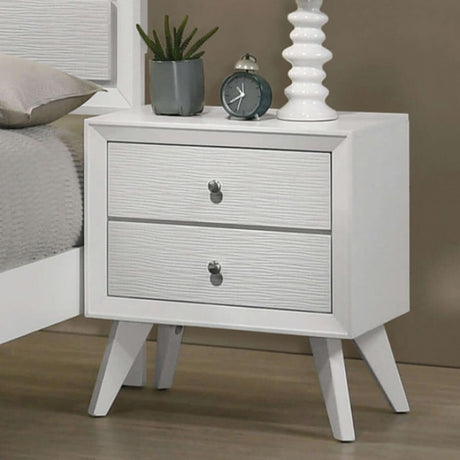 Dortmund White 4-Piece Queen Bedroom Set by Furniture of America at Eve Furniture