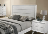 Dortmund White King Panel Bed by Furniture of America at Eve Furniture