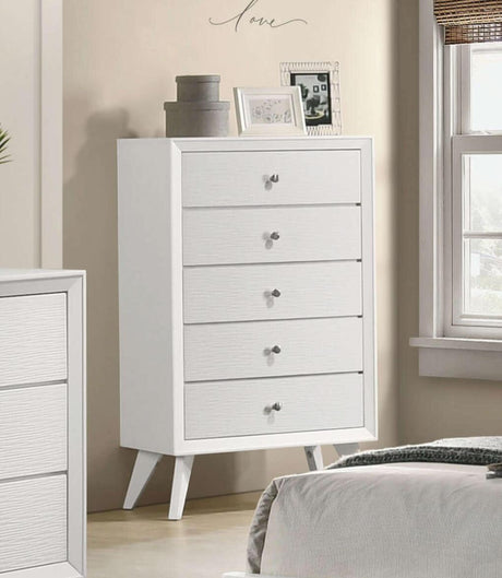 Dortmund White Chest by Furniture of America at Eve Furniture