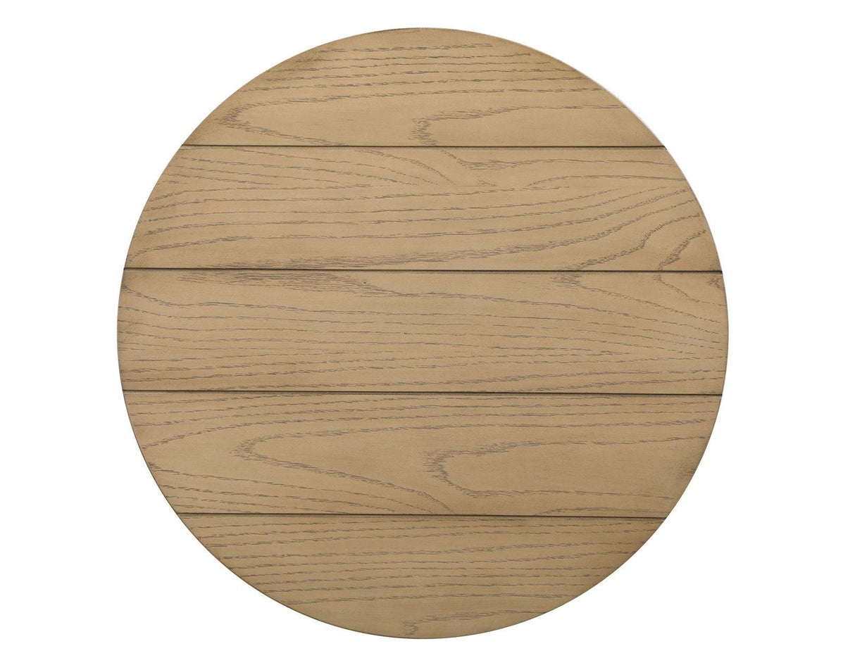Dory Round End Table, Sand by Steve Silver at Eve Furniture