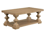 Dory Sand Coffee Table with Casters by Steve Silver at Eve Furniture