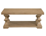 Dory Sand Coffee Table with Casters by Steve Silver at Eve Furniture