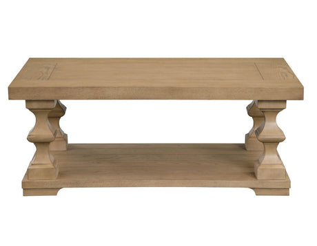 Dory Sand Coffee Table with Casters by Steve Silver at Eve Furniture