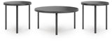 Dorylin Black Table (Set of 3) by Ashley at Eve Furniture