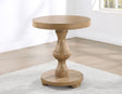 Dory Round End Table, Sand by Steve Silver at Eve Furniture