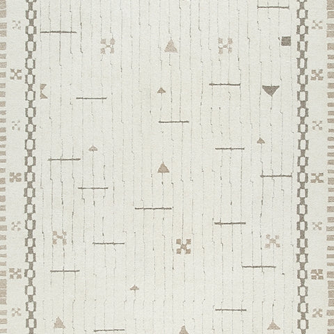 Dot Cream/Brown/Taupe Large Rug by ASHLEY FURNITURE at Eve Furniture