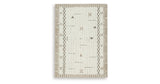 Dot Cream/Brown/Taupe Medium Rug by Ashley at Eve Furniture
