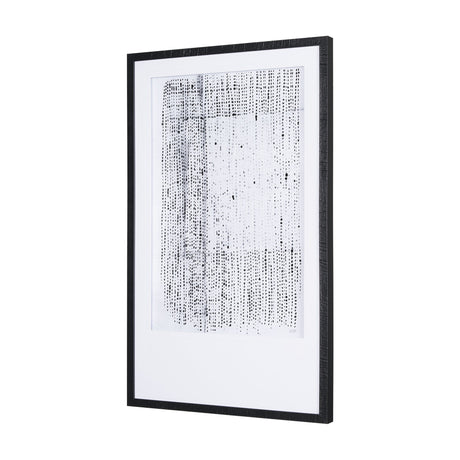 Dot Texture I by Mercana Studio a Hand Embellished Textured Framed Art Print Matted under Glass by Mercana at Eve Furniture