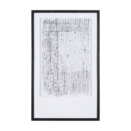 Dot Texture I by Mercana Studio a Hand Embellished Textured Framed Art Print Matted under Glass by Mercana at Eve Furniture