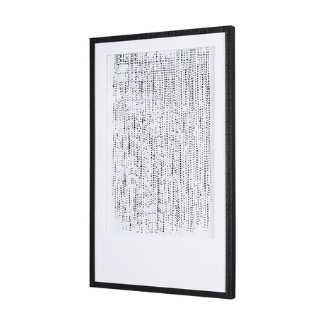 Dot Texture II by Mercana Studio a Hand Embellished Textured Framed Art Print Matted under Glass by Mercana at Eve Furniture