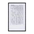Dot Texture II by Mercana Studio a Hand Embellished Textured Framed Art Print Matted under Glass by Mercana at Eve Furniture