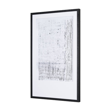 Dot Texture III by Mercana Studio a Hand Embellished Textured Framed Art Print Matted under Glass by Mercana at Eve Furniture