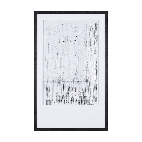 Dot Texture III by Mercana Studio a Hand Embellished Textured Framed Art Print Matted under Glass by Mercana at Eve Furniture