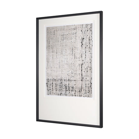 Dot Texture Tan I by Mercana Studio a Hand Embellished Textured Framed Art Print Matted under Glass by Mercana at Eve Furniture