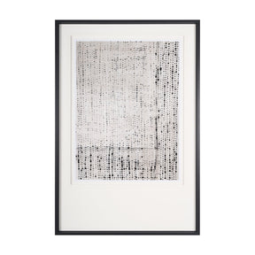 Dot Texture Tan I by Mercana Studio a Hand Embellished Textured Framed Art Print Matted under Glass by Mercana at Eve Furniture