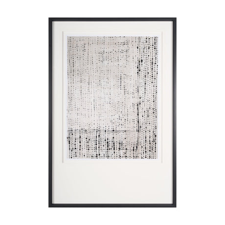 Dot Texture Tan I by Mercana Studio a Hand Embellished Textured Framed Art Print Matted under Glass by Mercana at Eve Furniture