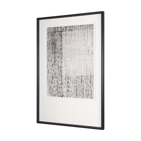 Dot Texture Tan III by Mercana Studio Hand Embellished Textured Framed Art Print Matted under Glass by Mercana at Eve Furniture