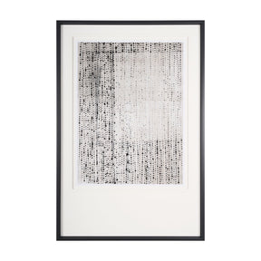 Dot Texture Tan III by Mercana Studio Hand Embellished Textured Framed Art Print Matted under Glass by Mercana at Eve Furniture
