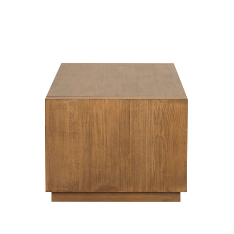 Dothan Medium Oak Coffee Table by Furniture of America at Eve Furniture