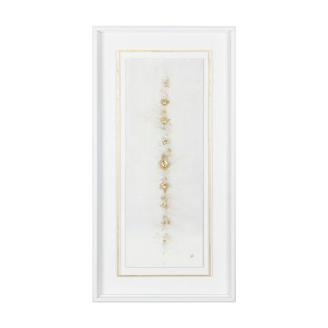 Dots I-Gold by Studio M a handmade Original Framed Artwork under Glass by Mercana at Eve Furniture