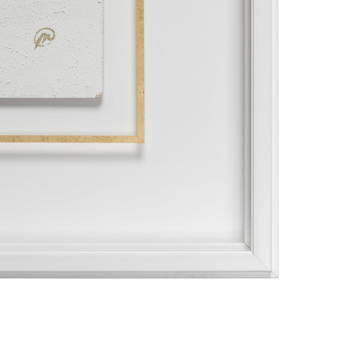 Dots I-Gold by Studio M a handmade Original Framed Artwork under Glass by Mercana at Eve Furniture