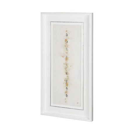 Dots II-Silver by Studio M a handmade Original Framed Artwork under Glass by Mercana at Eve Furniture