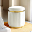 Dottie White Stool by Furniture of America at Eve Furniture
