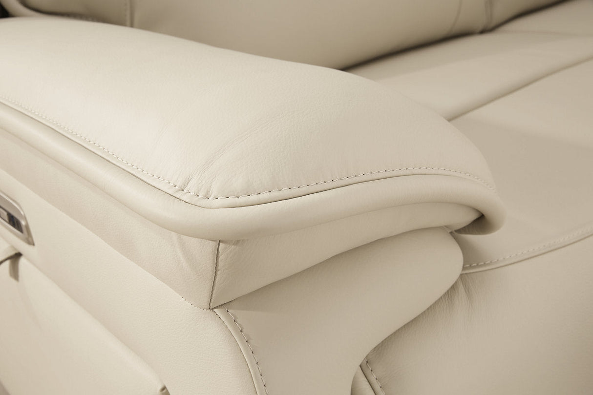 Double Deal Almond Power Reclining Sofa & Loveseat by Ashley at Eve Furniture